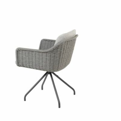 213929_ Focus dining chair silvergrey with 2 cushions 02